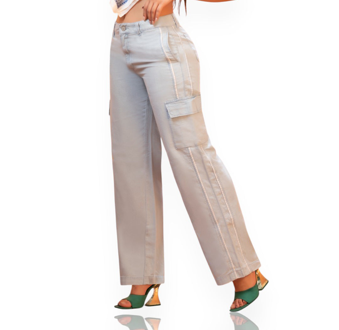Jean cargo azul baby Ref: 1070